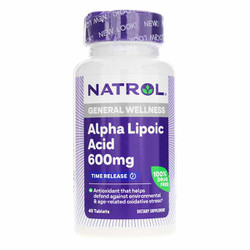Alpha Lipoic Acid Time Release 600 Mg, 45 Tablets, NTR
