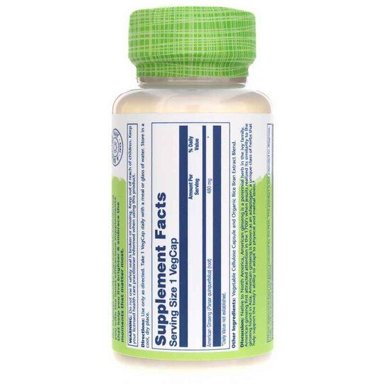 American Ginseng 480 Mg, 50 Veg Capsules, SLR