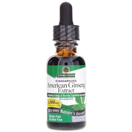 American Ginseng Alcohol-Free, 1 Oz, NAN