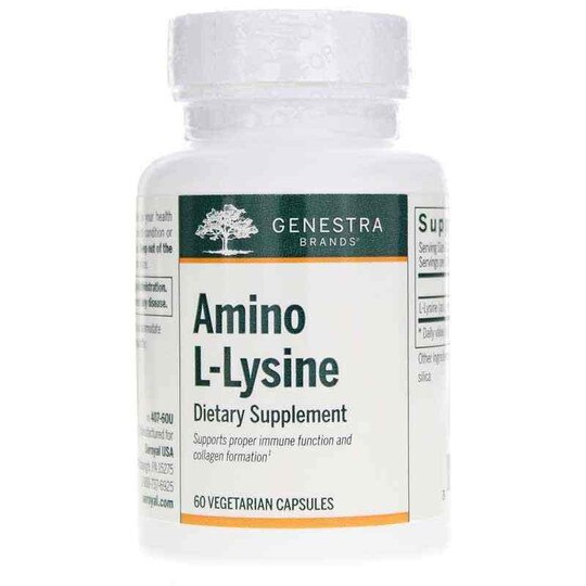 Amino L-Lysine, 60 Veg Capsules, GEN