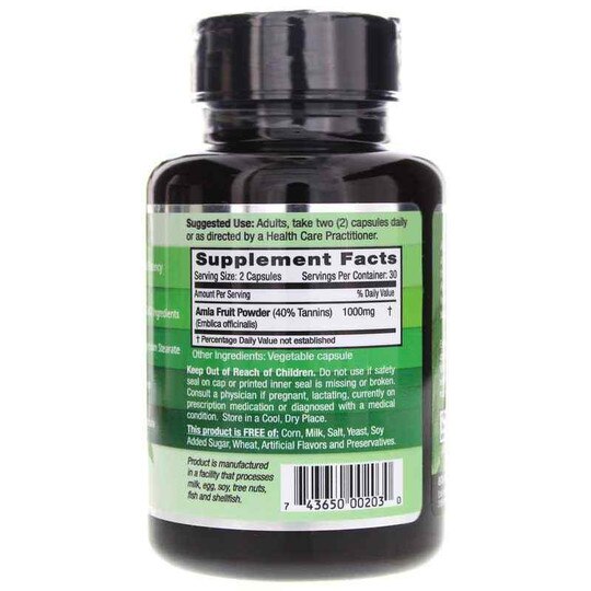 Amla Fruit Extract, 60 Veg Capsules, EMD