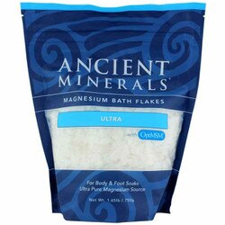 Ancient Minerals Magnesium Bath Flakes Ultra w/MSM 1