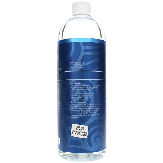 Ancient Minerals Magnesium Oil Ultra w/MSM , 33.8 Oz, ENV