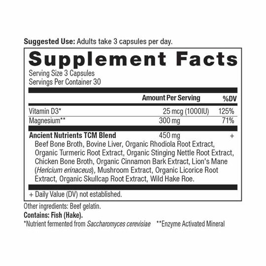 Ancient Nutrients Magnesium, 90 Capsules, ANN