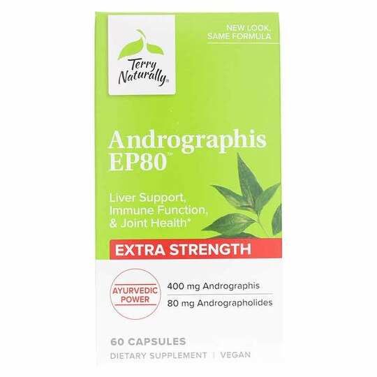 Andrographis EP80 Extra Strength, 60 Capsules, TNT