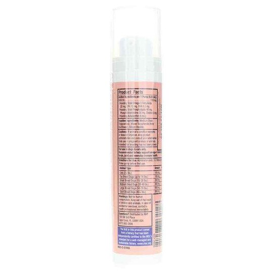 Antarctic Krill Oil Liquid Pump for Dogs & Cats, 1.45 Oz, BW