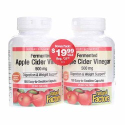 Apple Cider Vinegar 500 Mg Bonus Pack 1