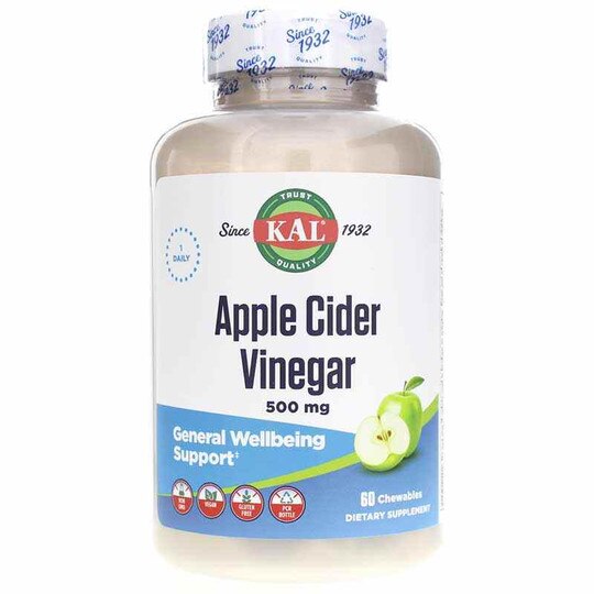 Apple Cider Vinegar Chewable, 60 Chewables, KAL