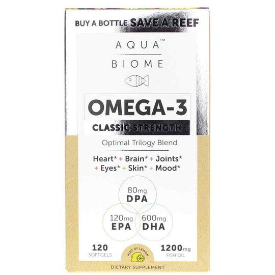 Aqua Biome Fish Oil Classic Strength, ENZ