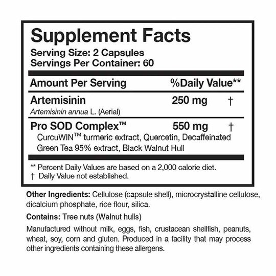 Artemisinin SOD, 120 Capsules, RSN