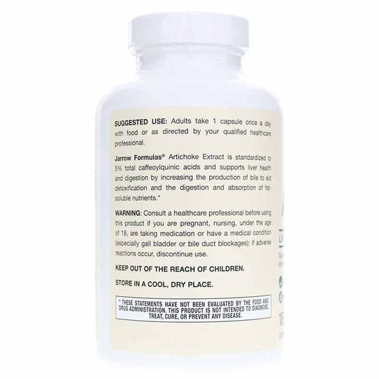Artichoke 500 Mg, 180 Veg Capsules, JRF