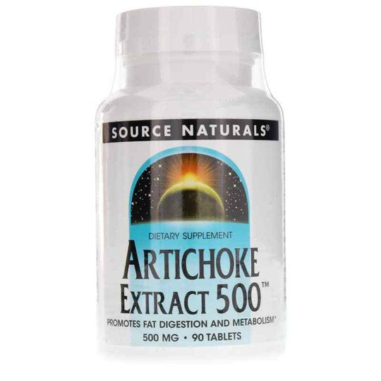 Artichoke Extract 500 Mg, Source Naturals