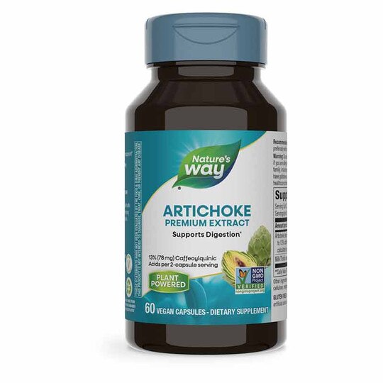 Artichoke Standardized, 60 Veg Capsules, NWA