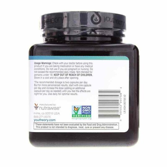 Ashwagandha, 1000 Mg, 60 Veg Capsules, YTY