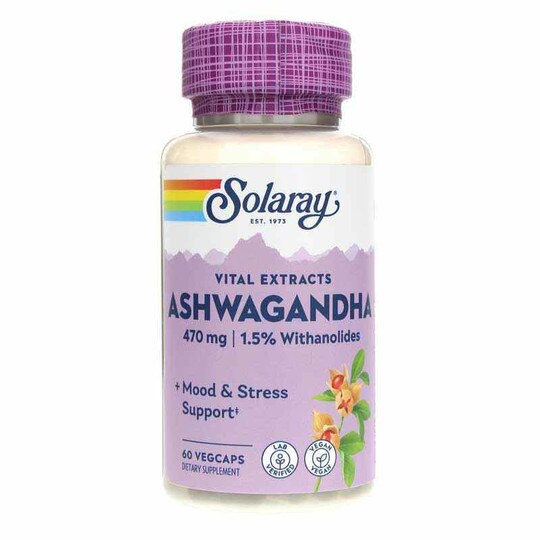 Ashwagandha 470 Mg, 60 Veg Capsules, SLR