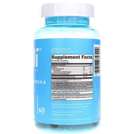 Ashwagandha Gummies, 60 Gummies, GNI