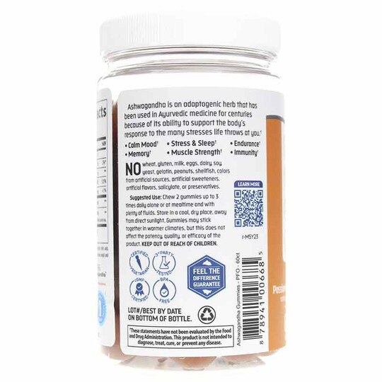 Ashwagandha Gummies, 60 Gummies, TMR