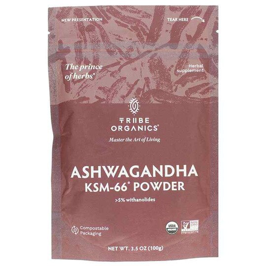 Ashwagandha KSM-66 Powder, 3.5 Oz, TRBO