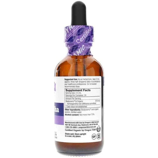 Ashwagandha Liquid, 2 Oz, OWH