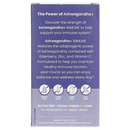Ashwagandha+ Immune, 60 Vegan Capsules, HM