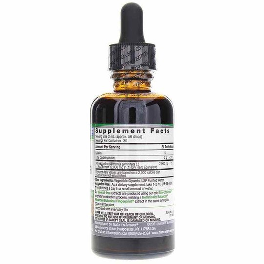 Ashwagandha Root Alcohol-Free, 2 Oz, NAN