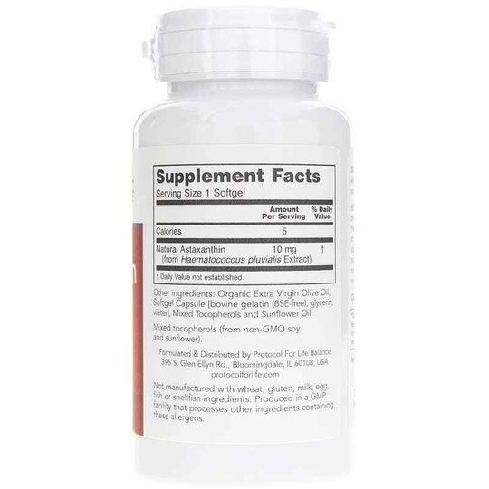 Astaxanthin 10 Mg, 60 Softgels, PFLB