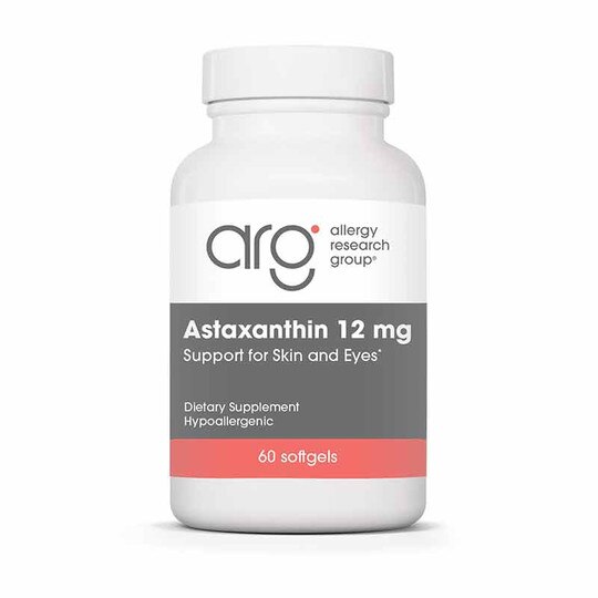 Astaxanthin 12 Mg, 60 Softgels, ARG