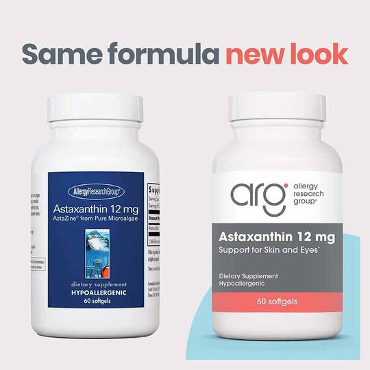 Astaxanthin 12 Mg, 60 Softgels, ARG