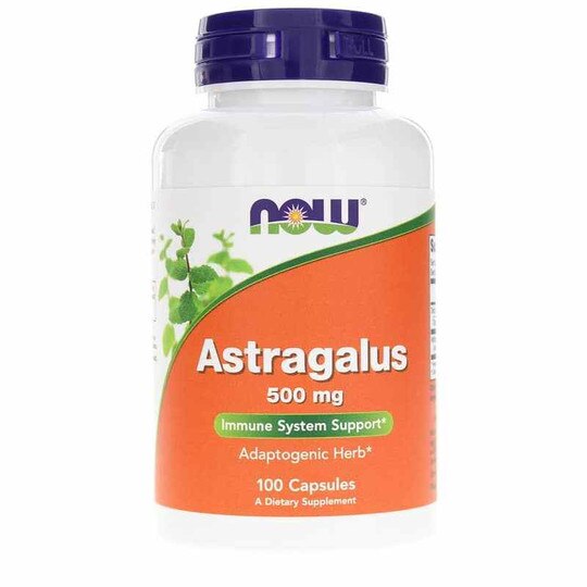 Astragalus 500 Mg, 100 Capsules, NOW