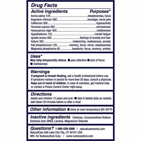 Attend, 60 Tablets, NC