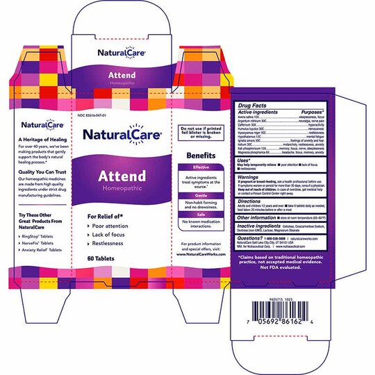 Attend, 60 Tablets, NC