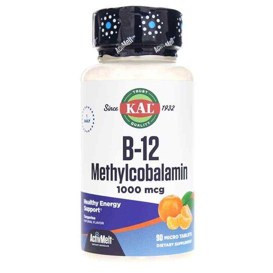 B-12 1000 Mcg as Methylcobalamin ActivMelt, KAL