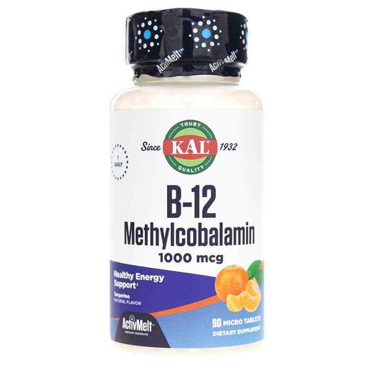 B-12 1000 Mcg as Methylcobalamin ActivMelt, KAL