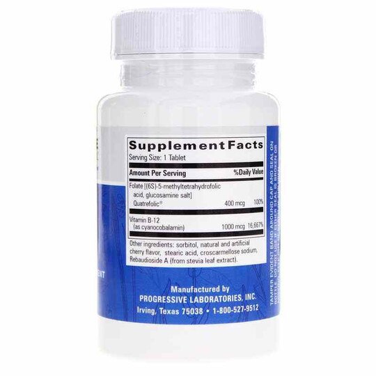 B-12 Lingual 1000 Mcg, 60 Tablets, PGL