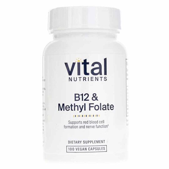 B-12/Methyl Folate, 100 Veg Capsules, VTN