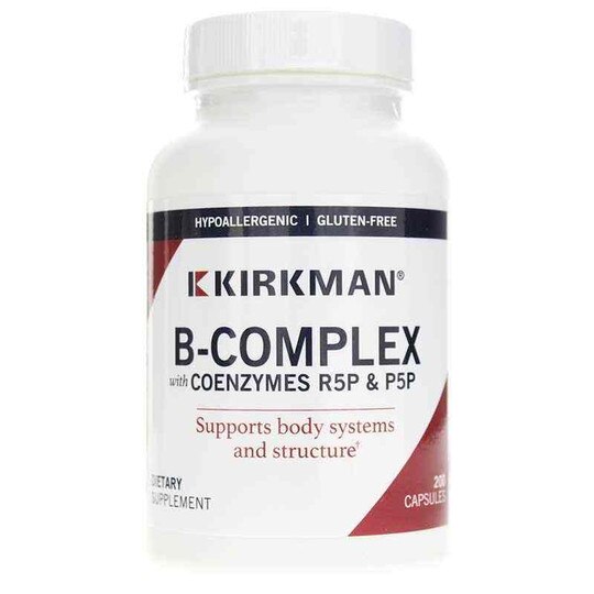 B-Complex with CoEnzymes R5P & P5P, 200 Capsules, KRK