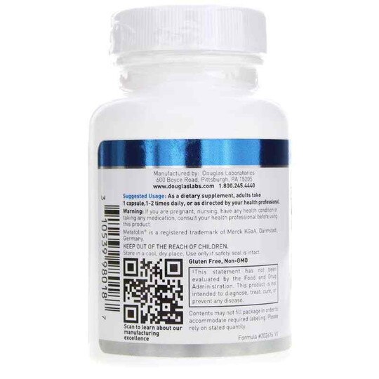 B-Complex with Metafolin L-5-MTHF, 60 Veg C, DGL