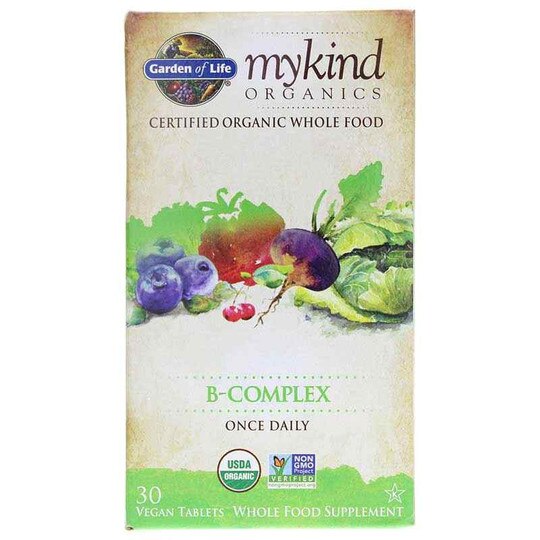 B-Complex Once Daily, 30 Veg Tablets, GOLM