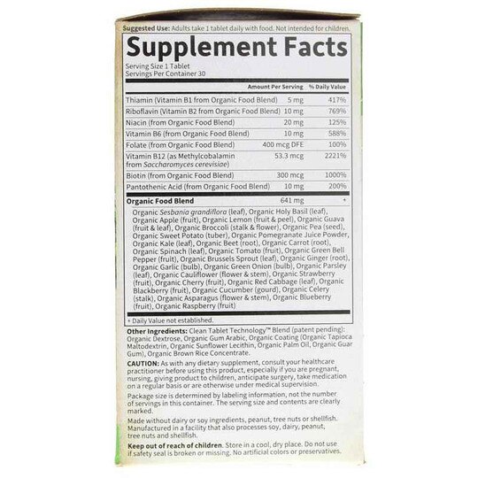 B-Complex Once Daily, 30 Veg Tablets, GOLM