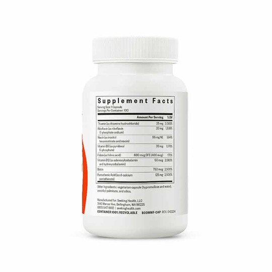 B Complex Methyl-Free, 100 Veg Capsules, SKH