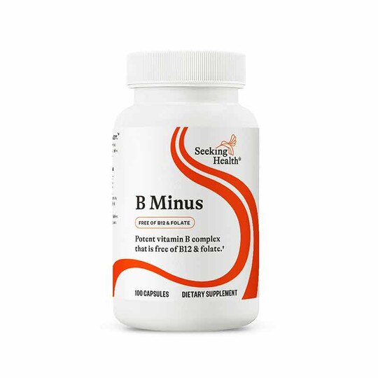 B-Minus B12 & Folate Free, 100 Veg Capsules, SKH