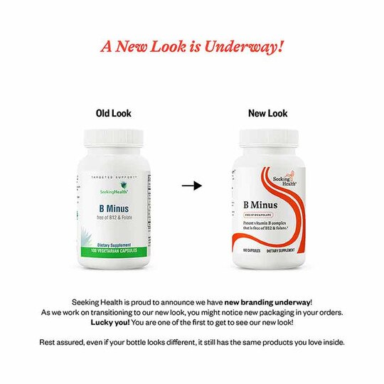 B-Minus B12 & Folate Free, 100 Veg Capsules, SKH