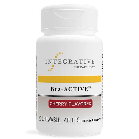 B12 Active Cherry Flavor, 30 Tablets, INT