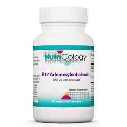 B12 Adenosylcobalamin, 60 Veg Lozenges, Nutricology