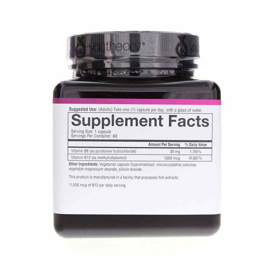 B12 B6 Essential Daily Vitamins, 60 Veg Capsules, YTY