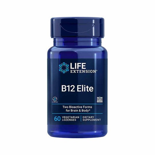 B12 Elite, 60 Veg Lozenges, LFE