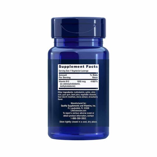 B12 Elite, 60 Veg Lozenges, LFE