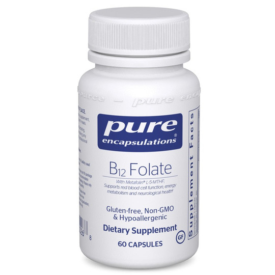 B12 Folate, 60 Capsules, PEC