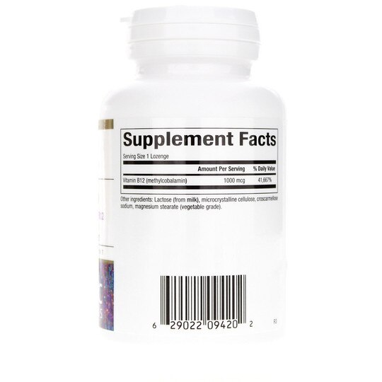 B12 Methylcobalamin 1,000 Mcg, 60 Lozenges, BCN