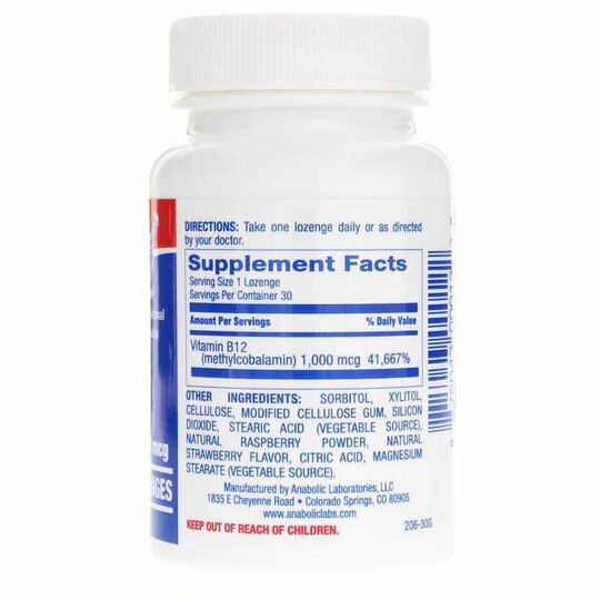 B12-Plus 1000 Mcg, 30 Veg Lozenges, ANL